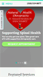 Mobile Screenshot of naturalhealthchirocare.com